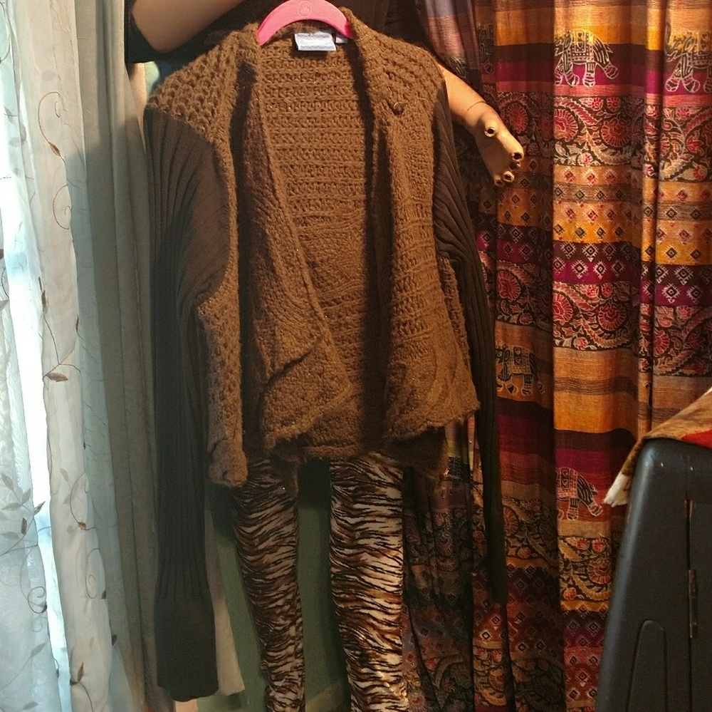 Brown Over Sweater